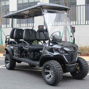 Precio barato al por mayor carrito de golf eléctrico de 6 plazas mejor Resort Buggy vehículo suministro de fábrica para Club House Hotel y comunidad - Product Image 1
