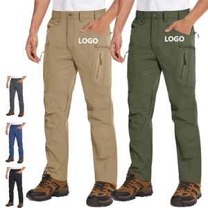 Pantalon cargo en nylon léger à séchage rapide pour hommes, pantalon tactique d'été pour la pêche, les activités de plein air, le travail décontracté et la randonnée - Product Image 1