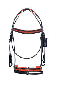 Elegante brida de caballo de cuero decorada con cristal, cómoda y duradera tachuela Ecuestre para montar y entrenar - Product Image 5