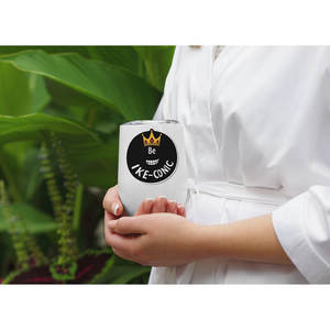 Gobelet isotherme Be Ike-Conic 12oz en acier inoxydable à double paroi, design classique mat, pour vin, idéal pour les fêtes, pour boissons chaudes - Product Image 6