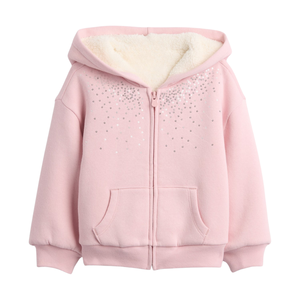 Sweat à capuche léger pour bébé Doublure en polaire douce Fermeture éclair Sweat à capuche chaud Confortable à porter au quotidien Conçu pour les nourrissons et les tout-petits - Product Image 4