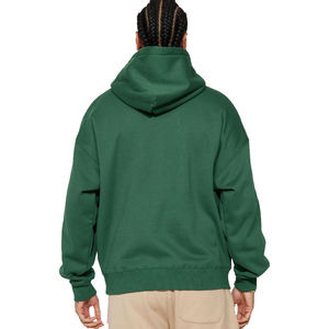 Sudaderas con Capucha Casuales para Hombre, Talla Grande, 100% Algodón, Felpa, Estilo Holgado, en Existencia, Colores Sólidos, Logotipo Personalizado - Product Image 5