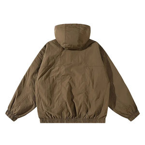 Veste coupe-vent d'hiver respirante pour homme, toile, devant surélevé, style streetwear, réversible, imperméable, couleur et taille personnalisables - Product Image 2