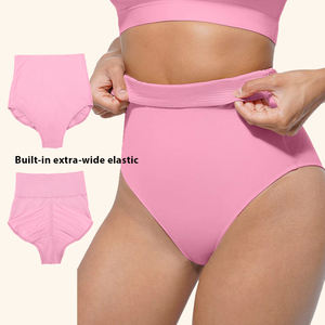 HEXIN Vente en Gros Culotte Gainante Taille Haute Sans Couture à Entrejambe Antibactérien Effet Ventre Plat et Rehausseur de Fesses - Product Image 1
