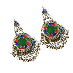 New Fashion <b>Vintage</b> Stainless Steel Antique Silver Plated Hand Made Kuchi Style <b>Earrings</b> Sets Jewelry - Product Image 4