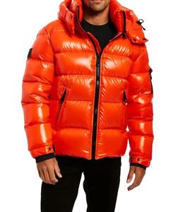Veste d'hiver pour homme, veste matelassée de style streetwear, design personnalisé, capuche, col montant, veste matelassée fine pour homme 2026 - Product Image 2
