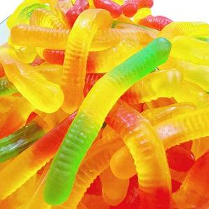 हॉट सेलिंग थोक हलाल फैंसी गमी कैंडी गर्म आकार के नरम मिठाई फल स्वाद वाले चीनी रंगीन चबाने वाली मिठाई की थैली पैकेजिंग - Product Image 1