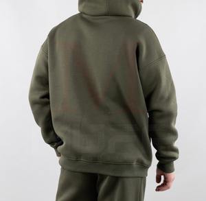 New Style Winter <b>Men's</b> Pullover Hoodie 100% Cotton Panel <b>Work</b> with Custom Design Plain Dyed <b>Hoodies</b> 2024 - Product Image 5