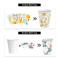 Machine de Fabrication de Gobelets en Papier 1,5-16 oz Personnalisable, Simple et Double Paroi, Machine Automatique
