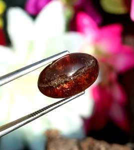 Granate Natural Hessonita, piedras preciosas de cabujón calibradas genuinas sueltas, lo mejor para hacer joyas, uso a precios asequibles, OEM a granel - Product Image 3