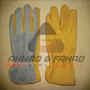Gants de travail en cuir fendu de haute qualité - Product Image 4