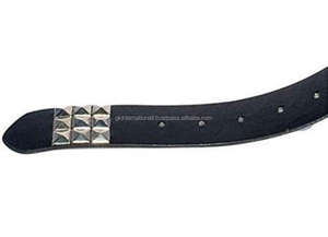 <b>Leather</b> <b>Belts</b> Casual Style with Pyramid OEM Custom Made Genuine <b>Leather</b> Designer <b>Men's</b> Fashion <b>Leather</b> Casual <b>Belt</b> - Product Image 3