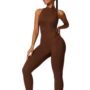 Mono de Yoga Casual de Verano para Mujer, de Alta Calidad, Personalizado, Holgado, de Cintura Alta, Transpirable, de Secado Rápido, para Gimnasio - Product Image 1