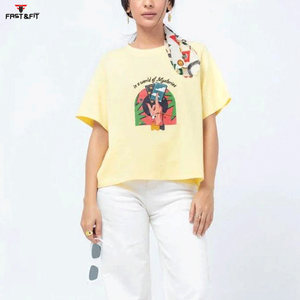 Nouveau style, vente en gros, tendance du moment, t-shirt pour femme à manches longues, été, écologique, avec plumes, mode, haute qualité - Product Image 4