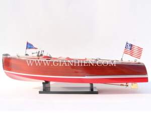 Gia Nhien Fabricant Approuvé Conception Personnalisée CHRIS CRAFT DELUXE RUNABOUT 1942 BATEAU DE VITESSE EN BOIS ARTISANAT HAUTE QUALITÉ - Product Image 3