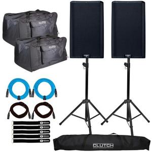 Altavoces Autoamplificados de Dos Vías de 12 Pulgadas de la Serie K12.2 K2 de Alta Calidad, Equipo de Sonido con Soportes, Cables y Bolsas de Transporte - Product Image 5