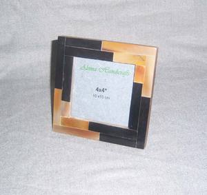 Vintage Gold Floral Design <b>Picture</b> <b>Frame</b> Unique 5x7 inch Resin Photo <b>Frame</b> handmade natural crafts from India for sale - Product Image 1