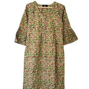 Ensemble Kurta vert de qualité haut de gamme style Kurti et pantalon de mode indienne directement du fabricant indien - Product Image 1