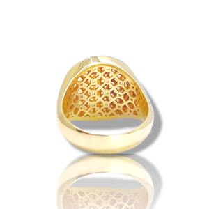 Royal Crown Three Bead Ring Joyería de diamantes de hip hop hecha a mano para hombres y mujeres Certificado IGI para fiestas de club nocturno - Product Image 3