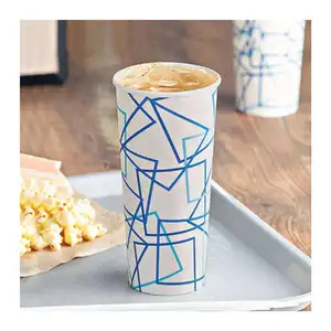 Flash Sales Malaysia Wholesales Paper Cold Cup Supplier 100% Biodegradable 12/16/20/22OZ PE Lamination Customizable Printing