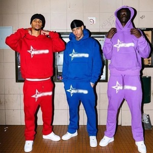 <b>Pullover</b> <b>Men</b> Hoodie and Pants Puff Printing <b>Men</b> Sweatsuit Customized Hoodie Sweatsuits Causal Jogger Tracksuit Sweatpants Set - Product Image 3