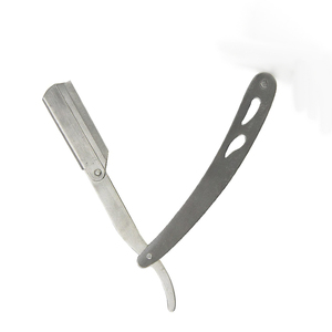 La mejor cuchilla afilada profesional de doble filo, maquinilla de afeitar recta para peluquero, mango de plástico de 28 dientes para diestros, gran oferta de acero inoxidable - Product Image 3