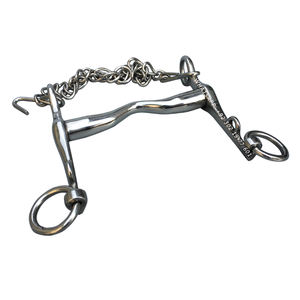 Embouchures pour chevaux anglaises, embouchure Weymouth en acier inoxydable, embouchure moyenne améliorée, vente en gros, fournisseur pour équitation et maréchal-ferrant - Product Image 1