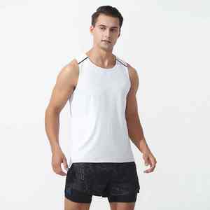 เสื้อกล้ามออกกำลังกายระบายอากาศได้ดีลายพรางแห้งเร็วแบบยืดได้สำหรับผู้ชายฤดูร้อน - Product Image 2