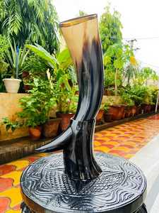 Meilleure qualité de tasse de corne à boire Viking avec gravure Agate corne à boire Viking - Product Image 2