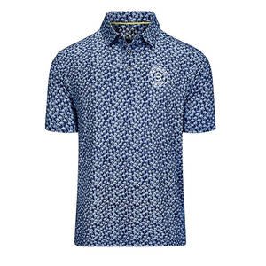 Polo de golf pour homme, coupe confortable, tissu léger, pour un usage décontracté - Product Image 1
