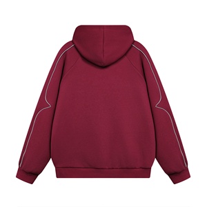 Sudadera con capucha de alta calidad personalizada para hombre, sudadera con logotipo estampado de hojaldre lavado ácido, sudaderas para correr de talla grande, Sudadera con capucha con logotipo hecho a mano de invierno - Product Image 6