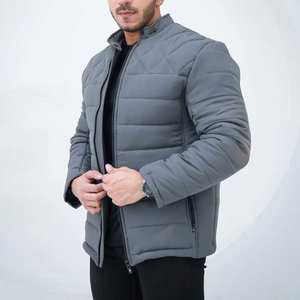 Vestes matelassées légères pour hommes personnalisées avec capuche, garnissage 90% duvet de canard, fermeture éclair, vêtements d'extérieur épais pour l'hiver - Product Image 3