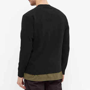 Custom LOGO Fashion Embroidery Knit Mens Sweaters <b>Cardigan</b> Cotton Wool Blends Knitted With <b>Button</b> <b>Cardigan</b> Sweater for Men - Product Image 4