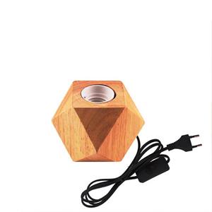 Lampe décorative en bois massif pour salon PRODUIT DE VENTE CHAUD Lampe de table en bois ARTISANAT - Product Image 2