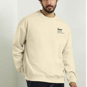 เสื้อสเวตเชิ้ตผู้ชายผ้าฟลีซเนื้อนุ่มคุณภาพสูง ระบายอากาศได้ดี เป็นมิตรกับสิ่งแวดล้อม เหมาะสำหรับฤดูหนาว ผลิตจากผ้าฝ้ายผสมโพลีเอสเตอร์ สวมใส่สบายๆ - Product Image 1