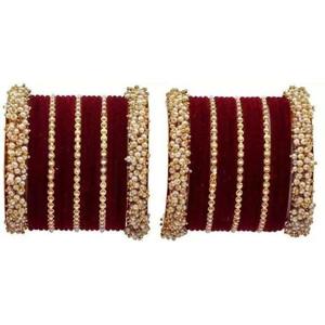 Conjuntos Chudiyan bordados hechos a medida para mujer Precio asequible para eventos y diseño Conjunto de brazalete Churian para fiestas y Eid Wear - Product Image 1