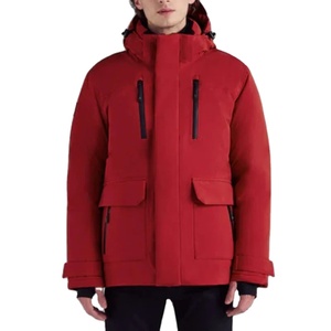 Veste polaire épaisse et chaude tendance de haute qualité pour hommes, manteau d'hiver, veste en duvet à col montant personnalisée pour hommes, OEM ODM - Product Image 1