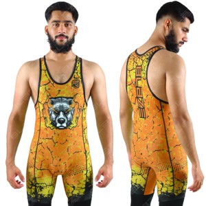<b>Men</b> Sports Wrestling <b>Singlet</b> Sleeveless Jumpsuit Patchwork Shorts <b>Singlet</b> <b>for</b> <b>Men</b> Wrestling Uniform - Product Image 1