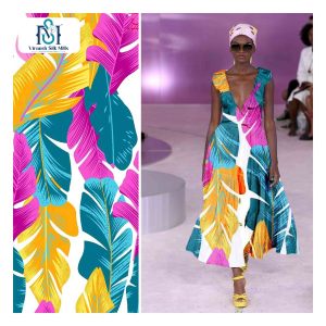 Buena venta gran cantidad personalizada 100% poliéster estiramiento África impresión Stock tela de Shaoxing China para ropa vestido - Product Image 2