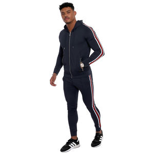 Tout nouveau automne hommes costume vêtements et pantalons costume décontracté assemblé hommes ensemble survêtements survêtement formation Jogging costume - Product Image 4