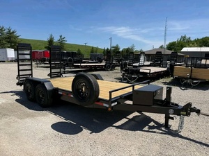 Remorque de voiture robuste 7x20 à double essieu, remorque utilitaire à plateau pour le transport de véhicules - Product Image 6