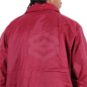 Chaqueta deportiva transpirable de manga larga con cuello levantado y logotipo personalizado para hombre al por mayor - Product Image 6