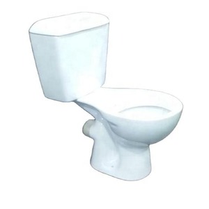 OEM Export Quality Ceramic Two Piece Water Closet Asian Pan Toilet Washdown WC for Bathroom India - Product Image 1