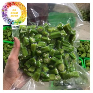 Okra coupé IQF légumes verts surgelés Texture croquante douce cultivée au Vietnam idéale pour les commandes en gros et la qualité des exportations - Product Image 6