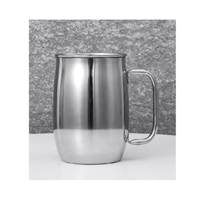 Mule de Moscou martelée en acier inoxydable massif, lot de 1 tasse plaquée 100%, cadeau, logo personnalisé au meilleur prix - Product Image 6