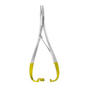 ที่จับเข็ม Mathieu สแตนเลสคุณภาพสูง ขนาด 5.5 นิ้ว สำหรับงานผ่าตัดทางทันตกรรม ใช้ด้วยมือ ได้รับการรับรองมาตรฐาน CE สำหรับใช้ในโรงพยาบาล - Product Image 2