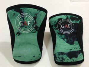 GAF Venta al por mayor Rodilleras Neopreno 7mm Powerlifting Negro para levantamiento de pesas Rodilleras para hombres y mujeres - Product Image 6