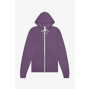 Sudadera con capucha unisex ajustada al por menor con cremallera y forro polar logotipo personalizado 60/40 mezcla de algodón y poliéster cómoda cremallera completa bordada de invierno - Product Image 5