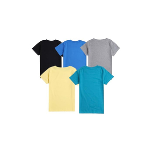 T-shirt pour homme uni à manches courtes, coupe classique, décontracté, confortable, respirant, léger, mode quotidienne, streetwear - Product Image 5