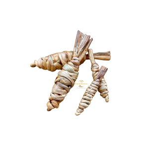 Hot Sale Water Hyacinth Carrot Chew Toy Natural Eco Friendly Pet Toy - Product Image 3